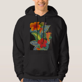 Sudadera Hoodie tropical de flores de jengibre @3dudes1life