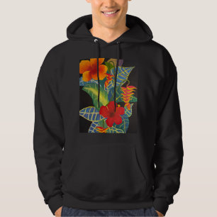 Sudadera Hoodie tropical de flores de jengibre @3dudes1life