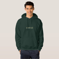 Hoodie verde justificado