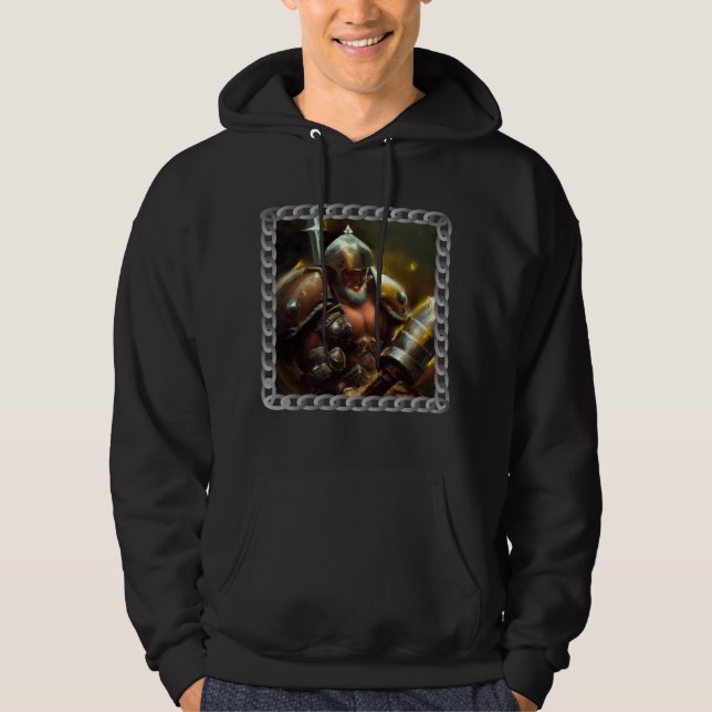 Sudadera Hoodie Warrior Dwarf (Anverso)