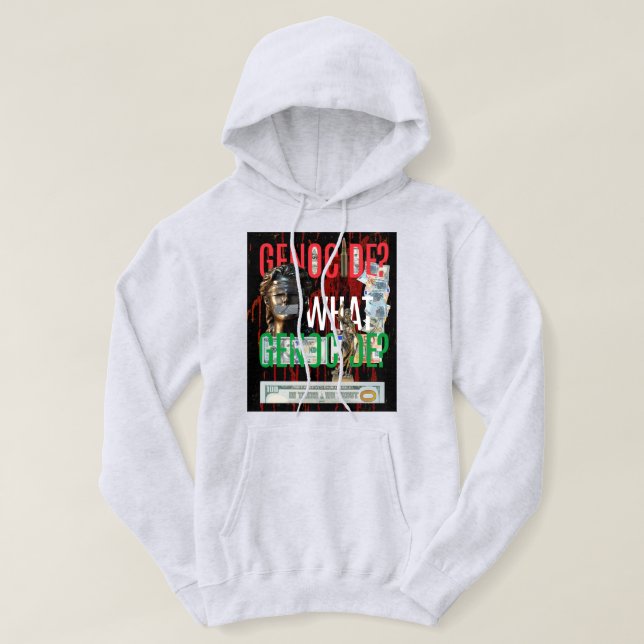 Sudadera Hoodies palestino libre| No al genocidio en Gaza (Diseño del anverso)