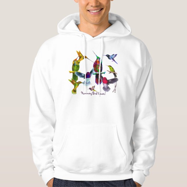 SUDADERA HOODIO DE DIVERSIÓN DE HUMMING-BIRDS (Anverso)