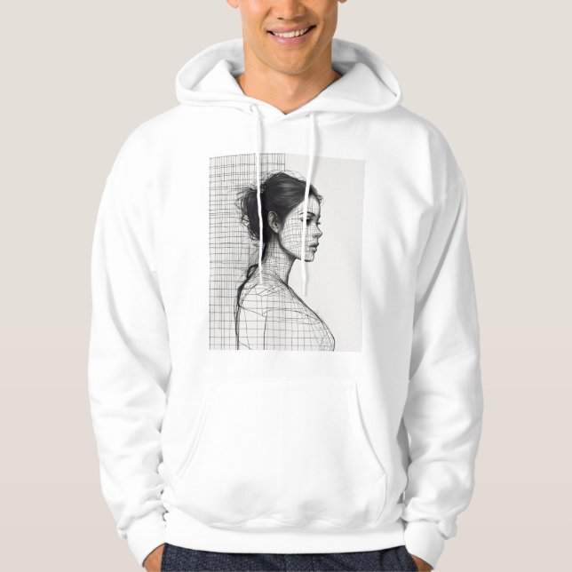 Sudadera Hoody acuarela de ensueño (Anverso)