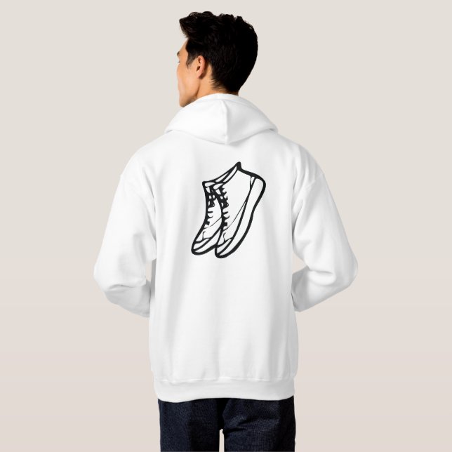 Sudadera Hoody Sneaker simple (Reverso completo)