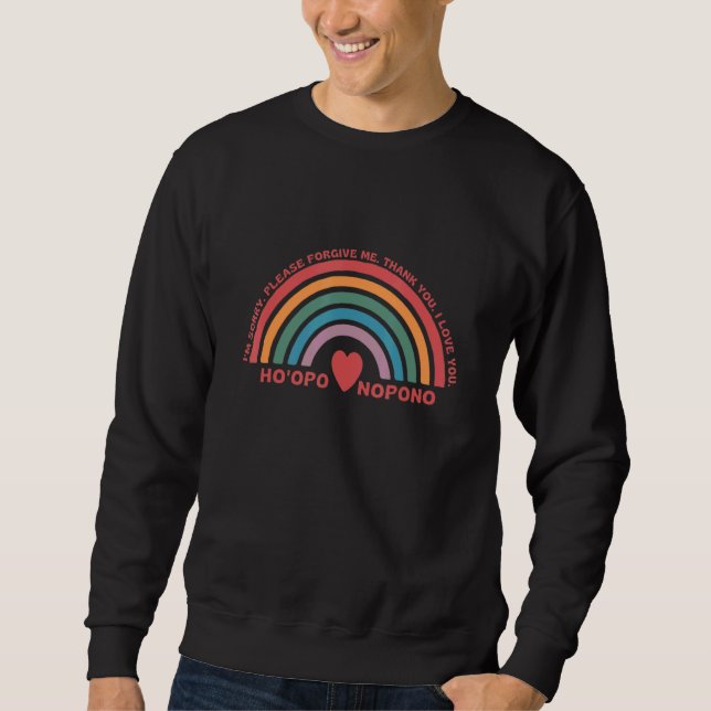 Sudadera Ho'oponopono Oración Hawaiana Meditación Yoga Rain (Anverso)