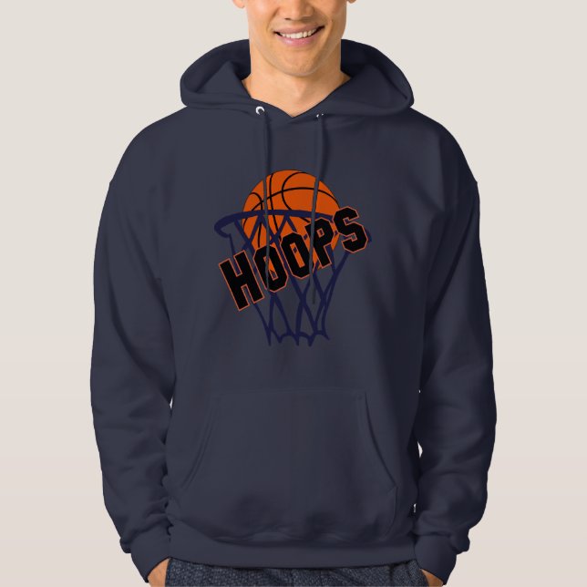 Sudadera Hoops Basketball & Net Men's Hoodie (Anverso)