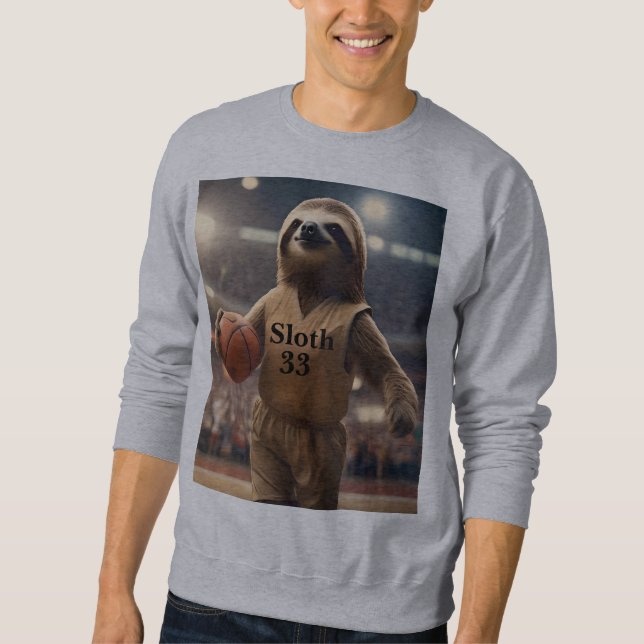Sudadera Hoops y Hangs: La franja de Dunking Slam, (Anverso)