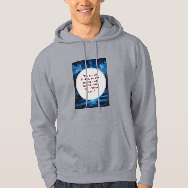 Sudadera "Hope in the Shadows" (Anverso)