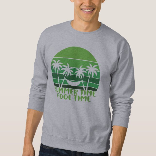 SUDADERA HORA DE PISCINA EN VERANO. (Anverso)