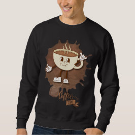 Sudadera **Hora del Café – Taza Sonriente y Vapor Cute 