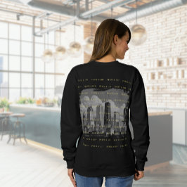 Sudadera Horizonte de Chicago Urbano Moderno Personalizado 