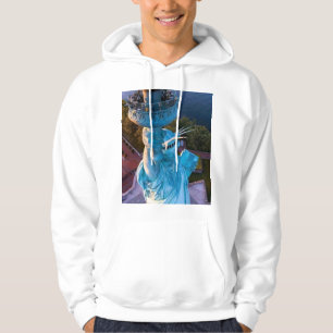 Sudadera Horizonte de la ciudad de Nueva York, antorcha de