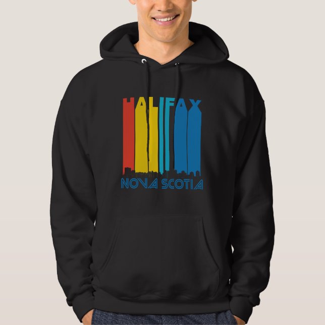 Sudadera Horizonte retro de Halifax Nueva Escocia Canadá (Anverso)