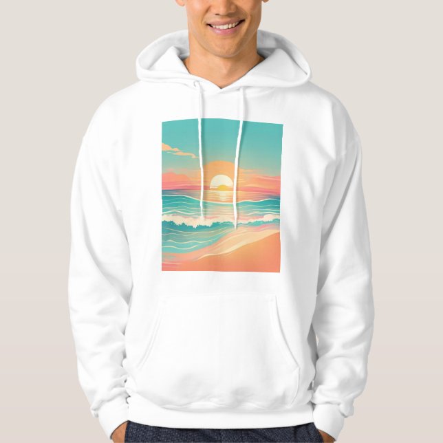 Sudadera Horizontes de la puesta del sol (Anverso)