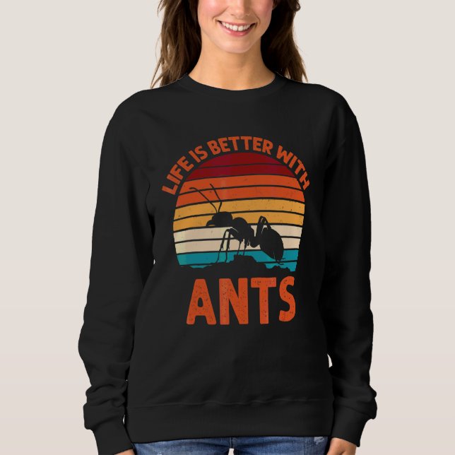 Sudadera Hormiga con hormigas (Anverso)