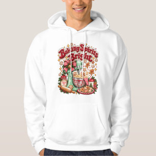 Sudadera Horneando Espíritus Brillantes Retro Navidad Pan d