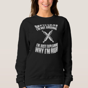 Sudadera Horneando No Estoy Discutiendo Panadería Panadero