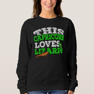 Sudadera Horoscope Zodiac Rótulo Capricorn Ama Lizards