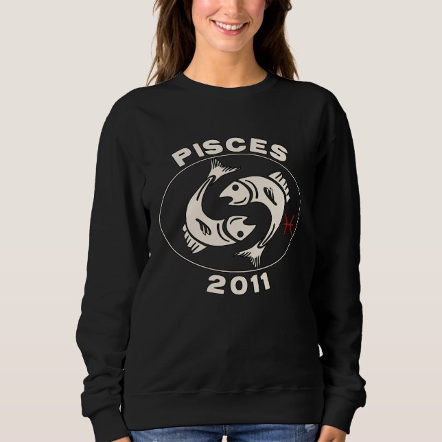 Sudadera Horoscope Zodiac Sign Fish Pisces 2011 (Anverso)