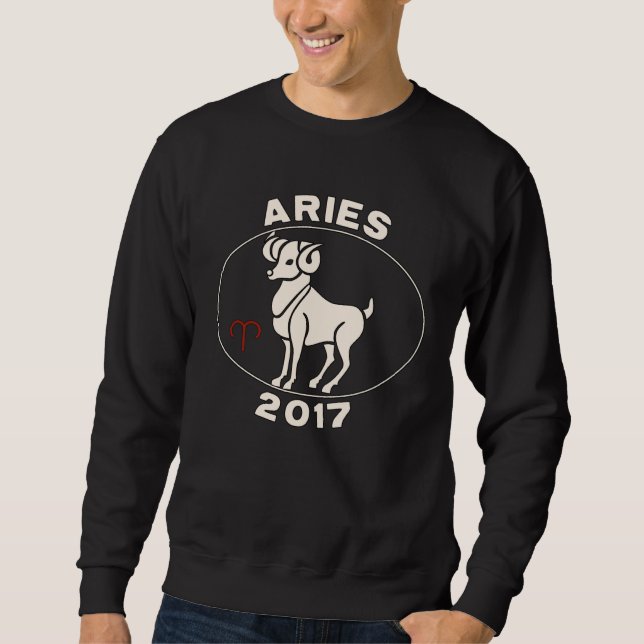 Sudadera Horoscope Zodiac Sign Ram Aries 2017 (Anverso)
