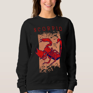 Sudadera Horoscopio Escorpio Rótulo de Astrología Zodiaco C