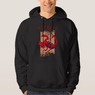 Sudadera Horoscopio Escorpio Rótulo de Astrología Zodiaco C