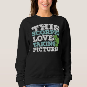 Sudadera Horoscopio Rótulo Zodiaco Escorpio Ama Tomar Foto