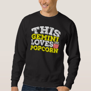 Sudadera Horoscopio Rótulo Zodiaco Gemini Ama El Popcorn