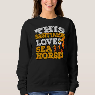Sudadera Horoscopio Rótulo Zodiaco Sagittarius Ama Caballos