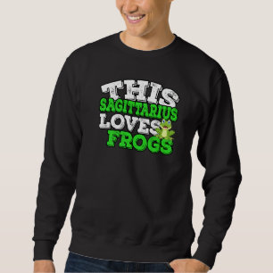 Sudadera Horoscopio Rótulo Zodiaco Sagittarius Ama Las Rana