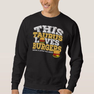 Sudadera Horoscopio Rótulo Zodiaco Taurus ama a las hamburg