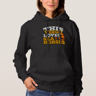 Sudadera Horoscopio Rótulo Zodiaco Virgo ama Caballos de Ma