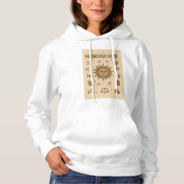 Sudadera Horoscopio Vintage Astrología Zodiaca Sol Ilustrac
