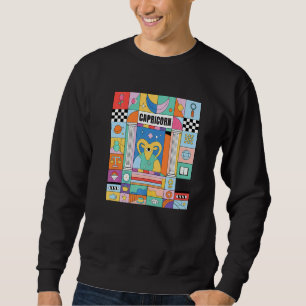 Sudadera Horóscopo de Capricornio Símbolos Místicos del Zod