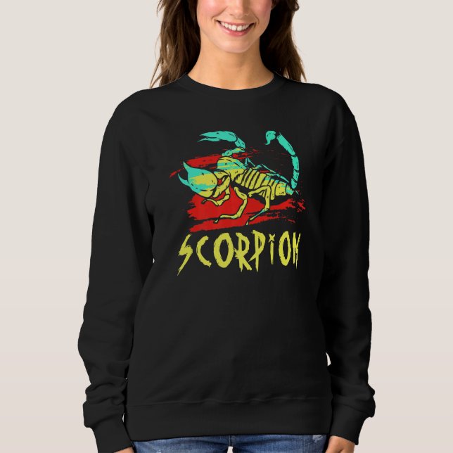 Sudadera Horóscopo Escorpión Rótulo Zodiaco Astrología Exót (Anverso)