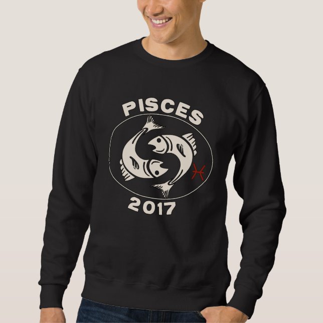 Sudadera Horóscopo Signo Zodiaco Pez Piscis 2017 (Anverso)