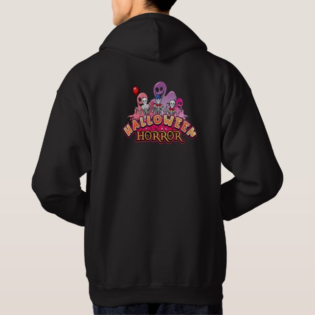 Sudadera Horror de los payasos aterradores de Halloween (Reverso)