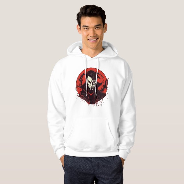 Sudadera Horror de ojos rojos (Anverso completo)