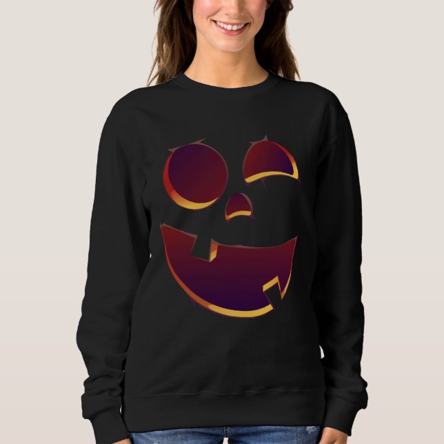 Sudadera Horror Pumpkin Cute Kids Halloween Costume (Anverso)