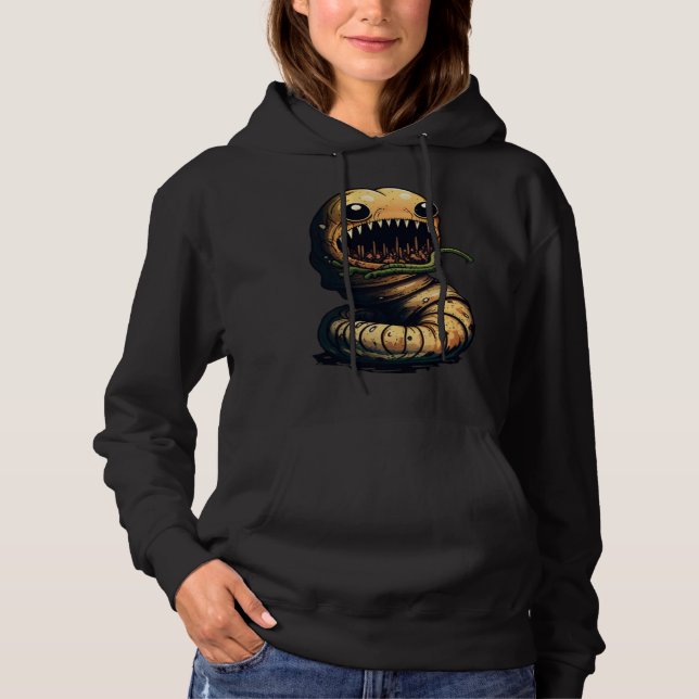 Sudadera Horror Worm Nightmare Scary Terrifying Halloween (Anverso)