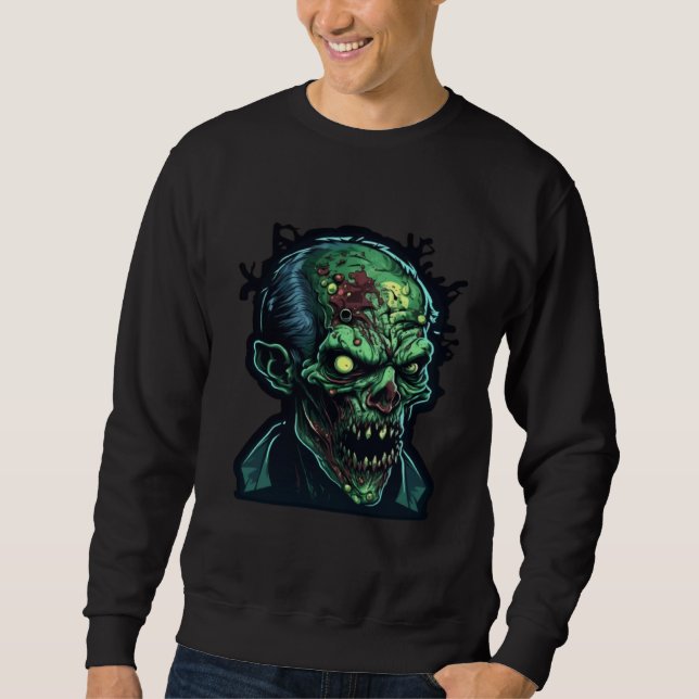 Sudadera Horror Zombie Monster Nightmare Scary Terrifying H (Anverso)