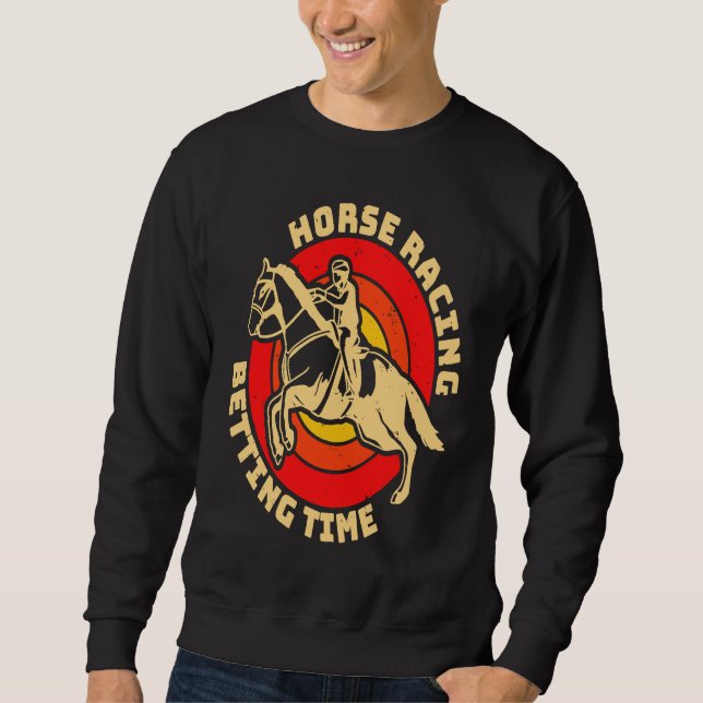 Sudadera Horse Racing Betting Time Horse Racing Betting (Anverso)