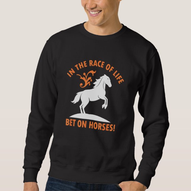 Sudadera Horse Racing Horserider Derby Farm Horse (Anverso)