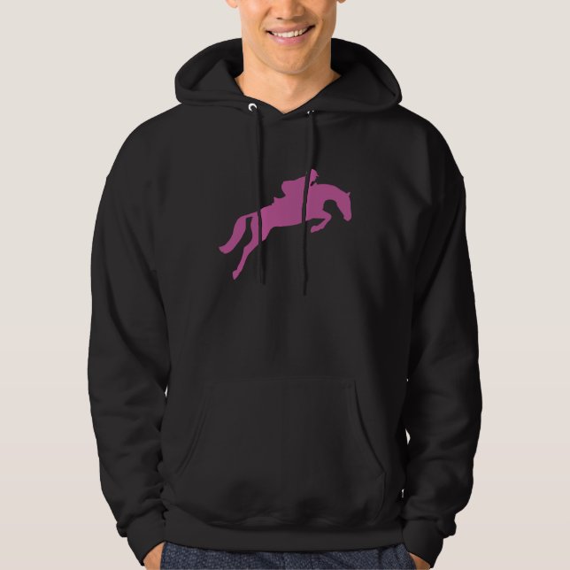 Sudadera Horse Riding English Equestrian Hunter Jumper T (Anverso)
