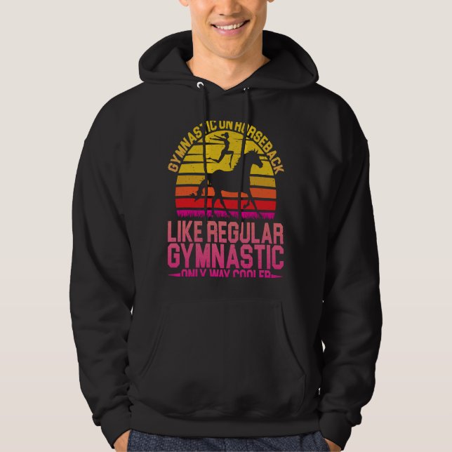 Sudadera Horse Riding Gymnastic On Horseback Horse Vaulting (Anverso)