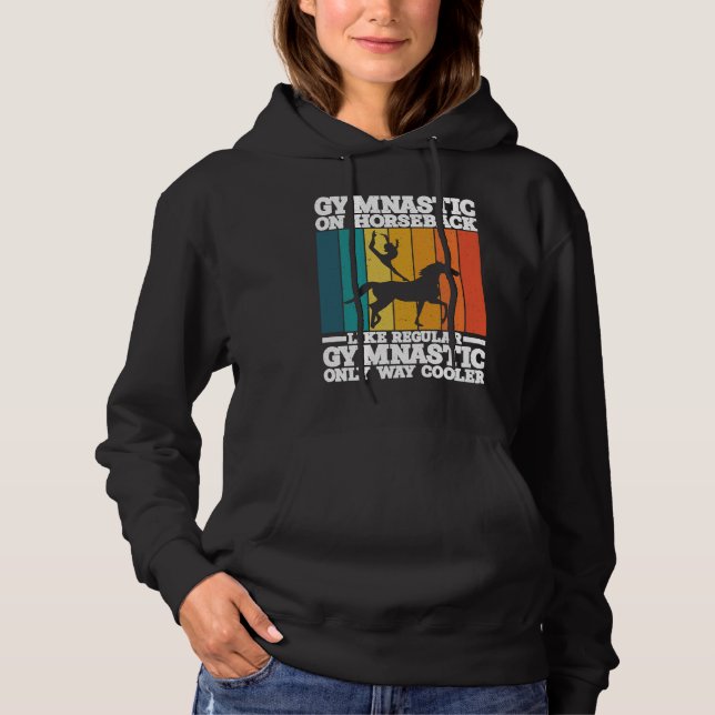 Sudadera Horse Riding Gymnastic On Horseback Horse Vaulting (Anverso)