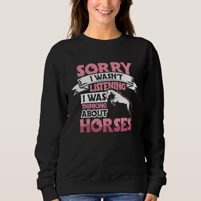 Sudadera Horse Riding Owner Outfit Equestrian Horse  for Gi (Anverso)