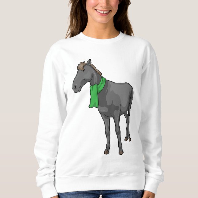 Sudadera Horse Scarf (Anverso)