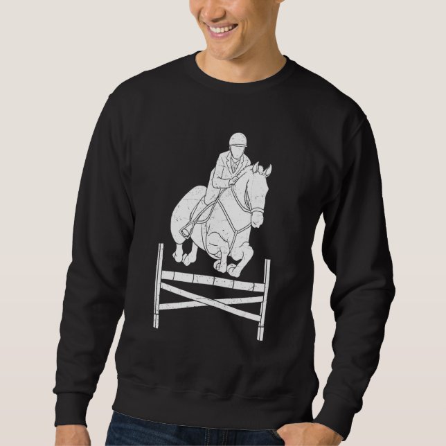 Sudadera Horse Show Equestrian Jump Front Showjumping Compe (Anverso)