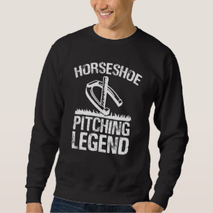 Sudadera Horseshoe Pitching Legend Backyard Picnic Toss Gam